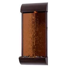 Steel Bronze And Copper Wall Fountain