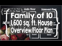 Floor Plan House Overview Large