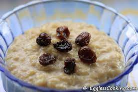 Brown Rice Pudding Recipe | Eggless Cooking