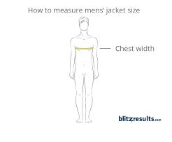 jacket size charts quick easy sizing
