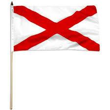 The state did not have its own flag until its withdrawal from the union in 1861. Alabama 12in X 18in Polyester Flag