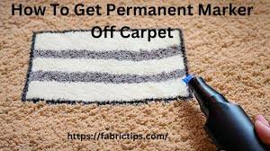 how to get permanent marker off fabric