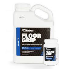slipdoctors floor grip non slip coating for vinyl wood and laminate gallon matte clear