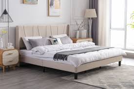Alaska Fabric Bed Frame In Queen King