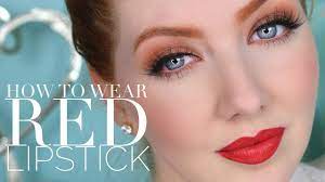 how to wear red lips go to makeup