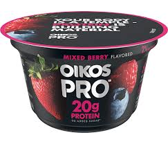 oikos pro greek yogurt mixed berry