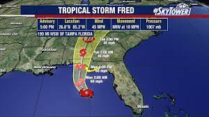 Fred restrengthens to tropical storm