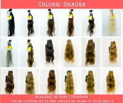 Colored Hair Lengths