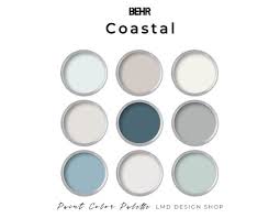 Coastal Behr Paint Color Palette