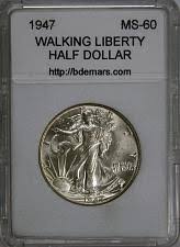 1947 Walking Liberty Half Dollar Coin Value Prices Photos