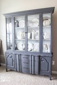 french provincial china cabinet makeover
