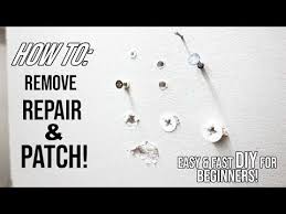 Fill Drywall Anchor Holes