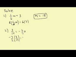 Solving Simple Linear Equations With