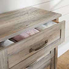 Drawer Chest Rustic Gray Finish