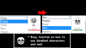 An accurate, yet highly customizable, undertale and deltarune text box generator. How To Use Disabled Au S And Characters In Undertale Text Box Generator Youtube