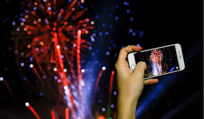photos of fireworks with iphone