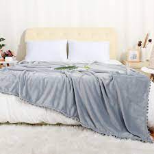 microfiber fleece bed blanket twin size