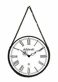 Shilpkraft Wooden Metal Chain Hanging Clock