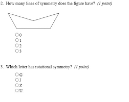 How Many Lines Of Symmetry Does The Figure Have Which Letter Has