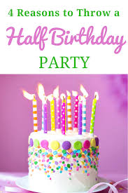 Half Birthday Party Invitations