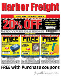 More Harbor Freight 2017 Coupons Good For April May And