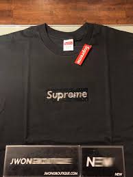Get the best deals on supreme box logo t shirt and save up to 70% off at poshmark now! 2019 Supreme Swarovski Box Logo Tee Black Jwong Boutique