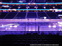 Amalie Arena View From Section 101 Dress Code Enforced Rows