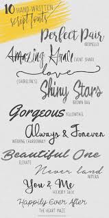 Check out script fonts on ebay. 10 Must Have Hand Written Script Fonts Free Fonts