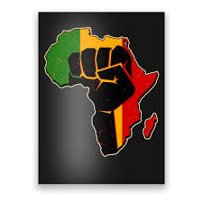 African Black Power Fist Poster | TeeShirtPalace