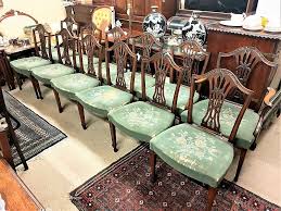 set of twelve dining room chairs sku14743
