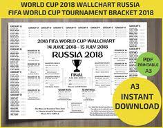 Wallchart Fifa 2018 World Cup Russia Pdf Printable