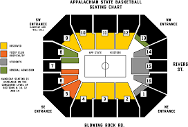 Hd Holmes Center Seating Chart App State Football Student