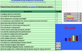 screen capture of a spreadsheet task