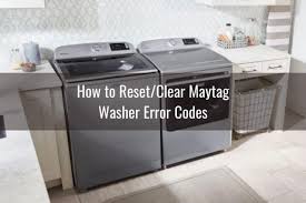 how to reset may washer gadgetswright