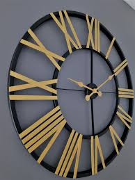 Metal Extra Large Rustic Wall Clock 48