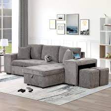 Sleeper Sectional Sofa Set