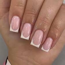 oslei french tip press on nails um