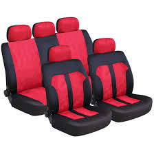 Suede Fabric Car Seat Cover Set Luxury