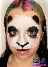 panda face paint cute and simple guide