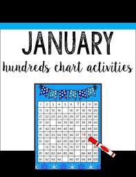 Hundreds Chart Activities January Winter