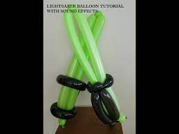 lightsaber balloon tutorial with sound