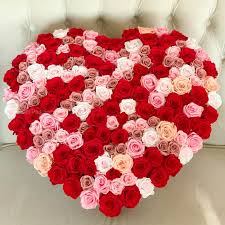 heart box preserved roses valentine s