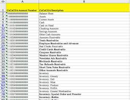 Chart Of Accounts Nonprofit Templates All Inclusive Chart Of