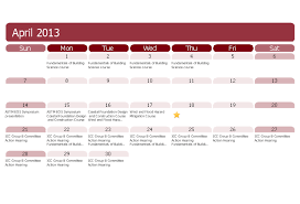 Activities Calendar Fema Building Science Branch