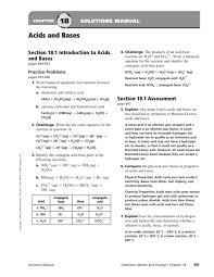 18 Acids And Bases