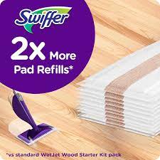 swiffer wetjet wood floor mopping and