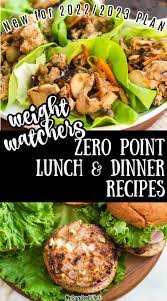 zero point lunch and dinner recipes