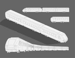 No need to register, buy now! Premium Vector Realistic Steam Modern High Speed Train Sketch Template Coloring Page 3d Model Train Cartoon Illustration In Black And White Coloring Paper Page Story Book