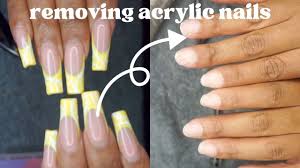 remove acrylic nails at home quick