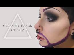 glitter beard tutorial you